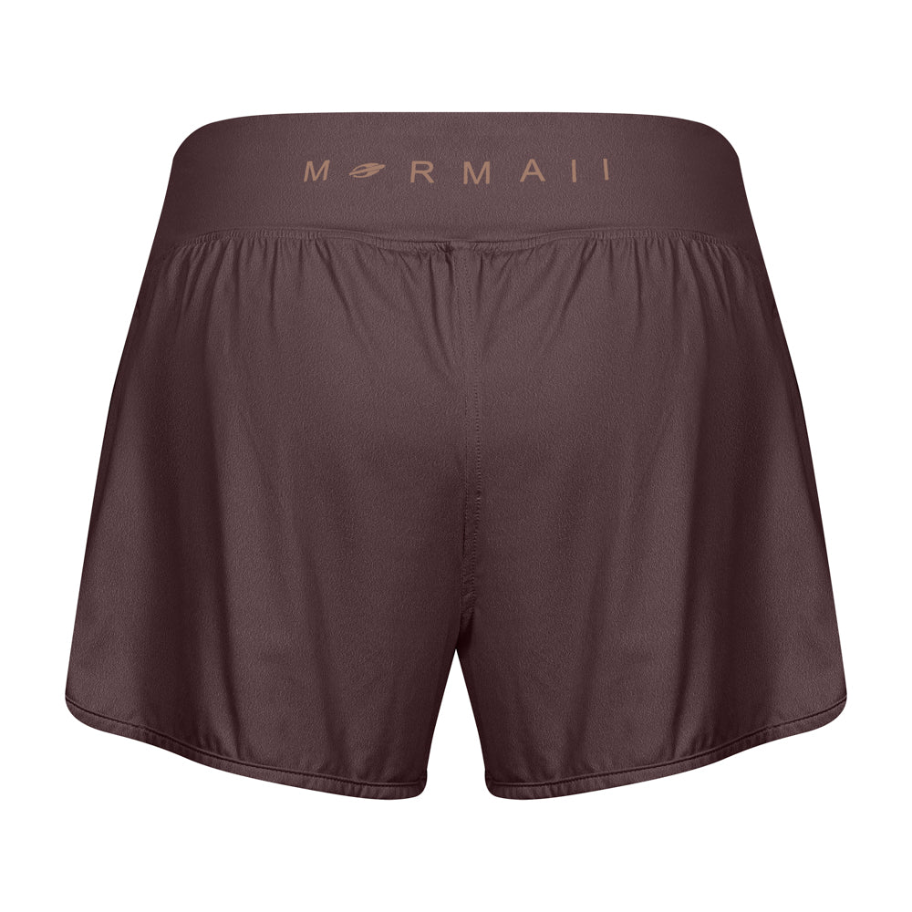 SHORTS DUPLO FEMININO BEACH SPORTS MORMAII 2778B CAFE