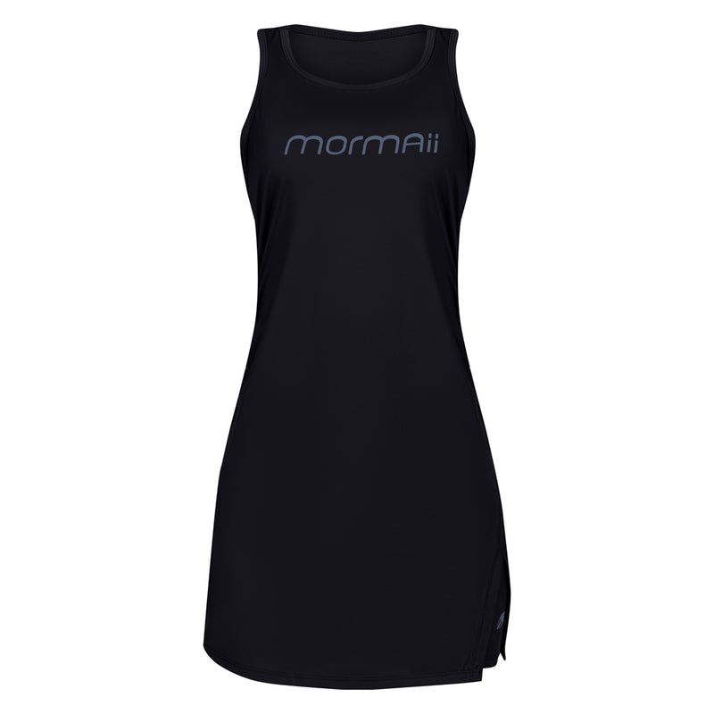 VESTIDO FEMININO NADADOR COM SHORTS MORMAII 2952 PRETO
