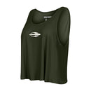 REGATA FEMININA CROPPED BEACH SPORTS MORMAII 2776B VERDE MILITAR