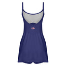 VESTIDO MACAQUINHO VITORIA MARCHEZINI 2025 AZUL MARINHO