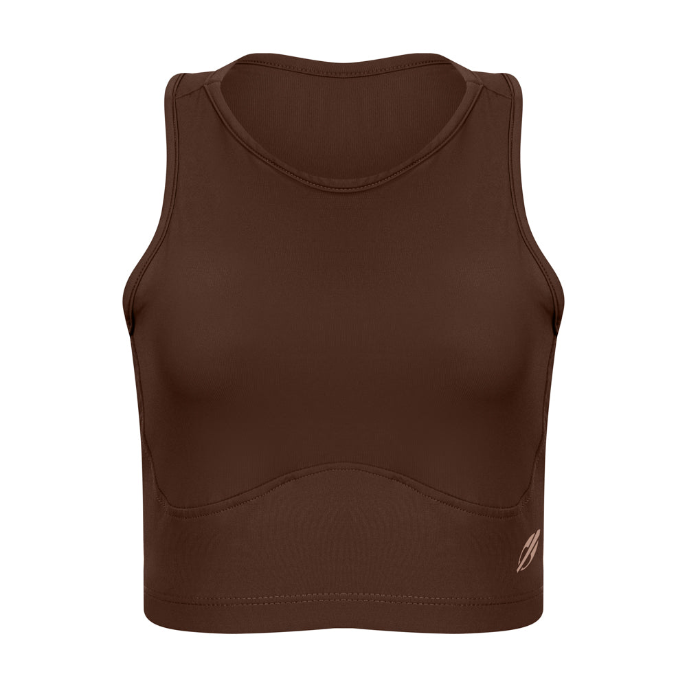TOP CROPPED FEMININO BEACH SPORTS MORMAII 2900 CAFE