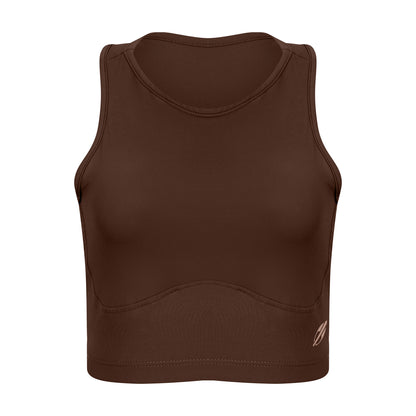 TOP CROPPED FEMININO BEACH SPORTS MORMAII 2900 CAFE