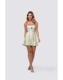 Vestido + short DROP SHOT GRETA  - Verde/Rosa