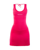 Vestido short DROP SHOT 1.0 - Rosa Neon