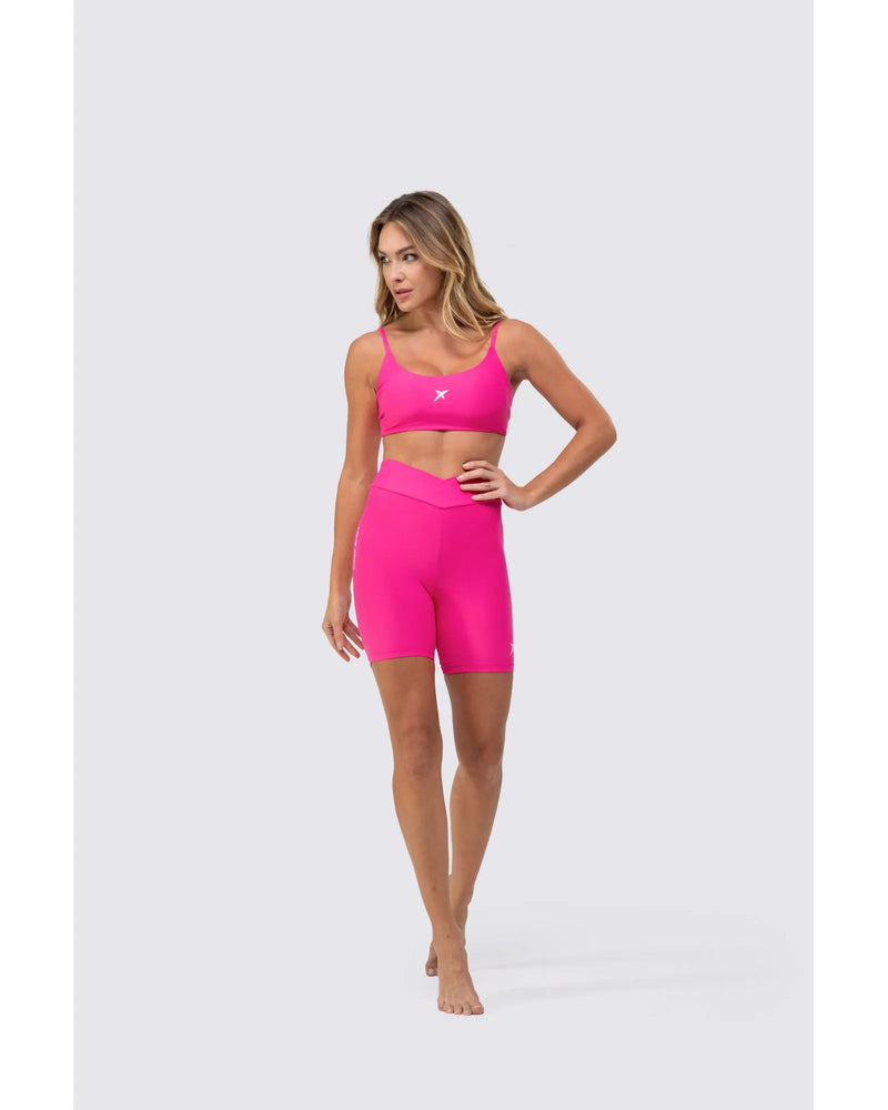 Top alcinha DROP SHOT BASIC - Rosa Neon