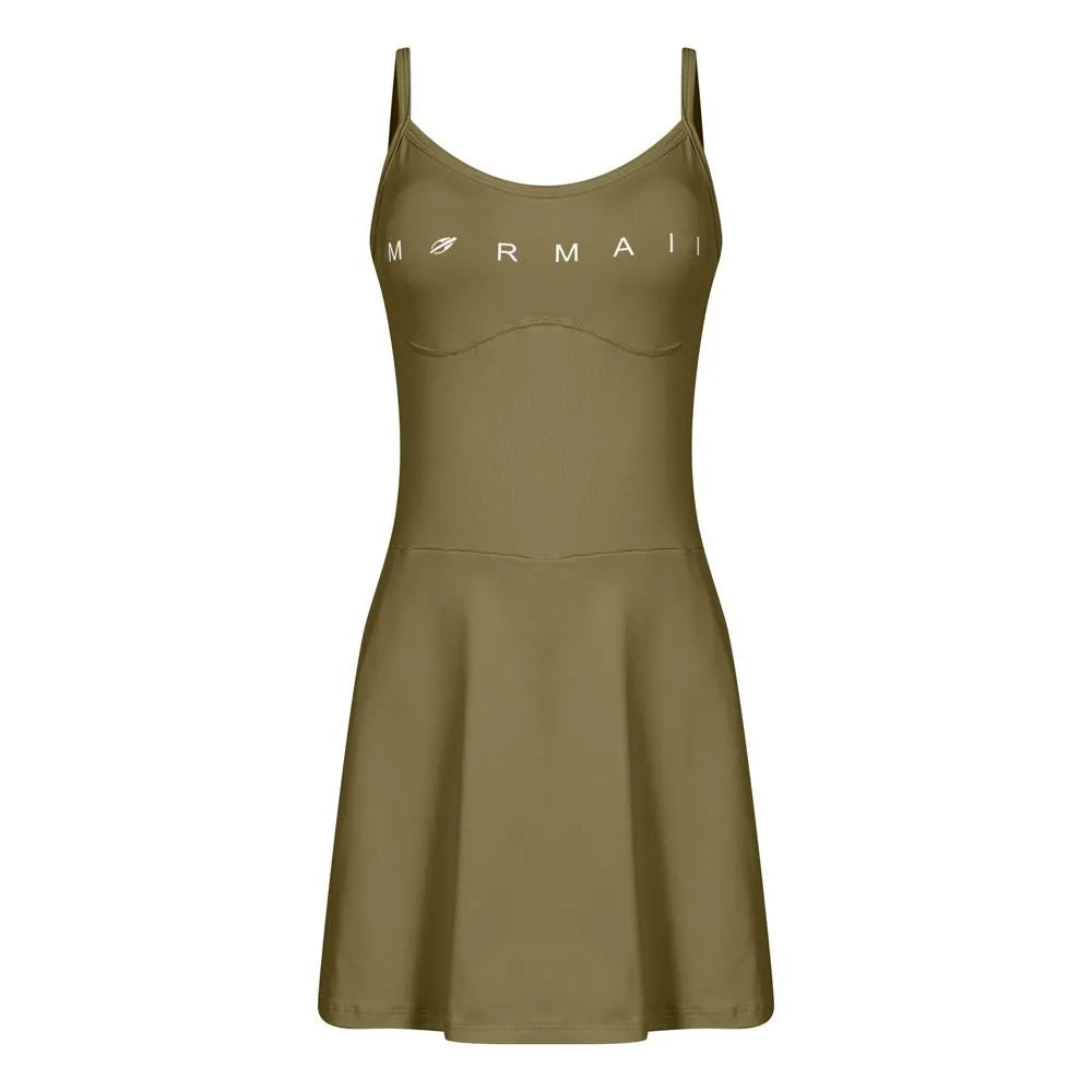 VESTIDO MACAQUINHO VITORIA MARCHEZINI 2025 VERDE MILITAR