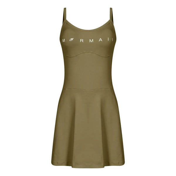VESTIDO MACAQUINHO VITORIA MARCHEZINI 2025 VERDE MILITAR