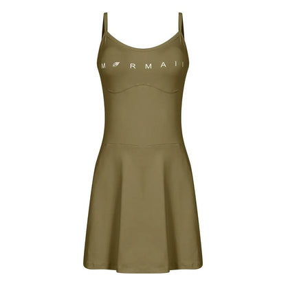 VESTIDO MACAQUINHO VITORIA MARCHEZINI 2025 VERDE MILITAR
