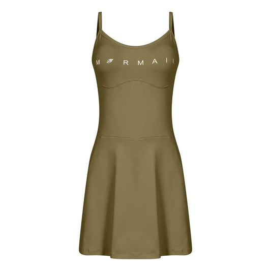 VESTIDO MACAQUINHO VITORIA MARCHEZINI 2025 VERDE MILITAR