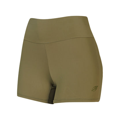 VESTIDO FEMININO NADADOR COM SHORTS MORMAII 2952 VERDE MILITAR