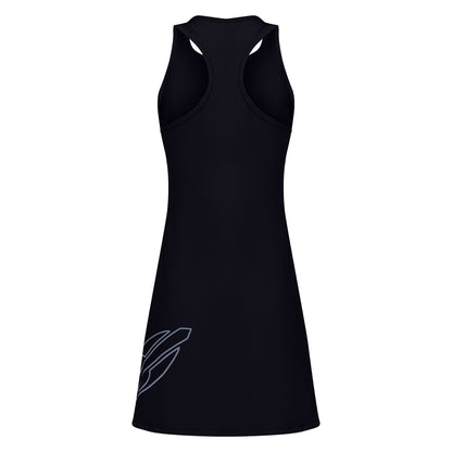 VESTIDO FEMININO NADADOR COM SHORTS MORMAII 2952 PRETO