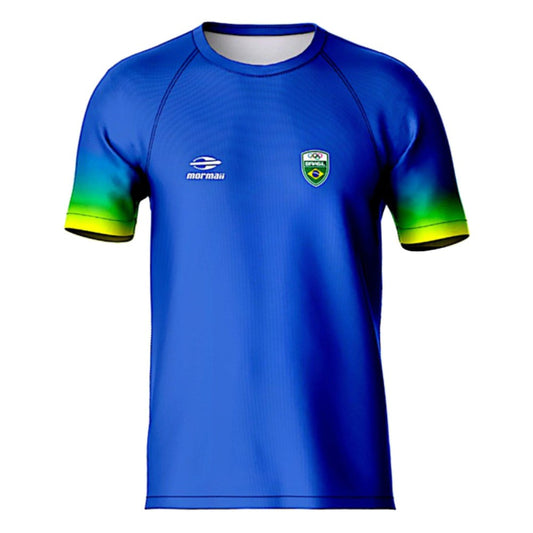 CAMISETA MANGA CURTA MASCULINA TIME BRASIL MORMAII 080S