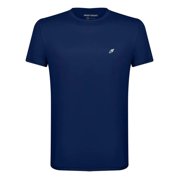 CAMISETA MASCULINA MANGA CURTA BASICA BEACH SPORTS MORMAII 2790 AZUL MARINHO