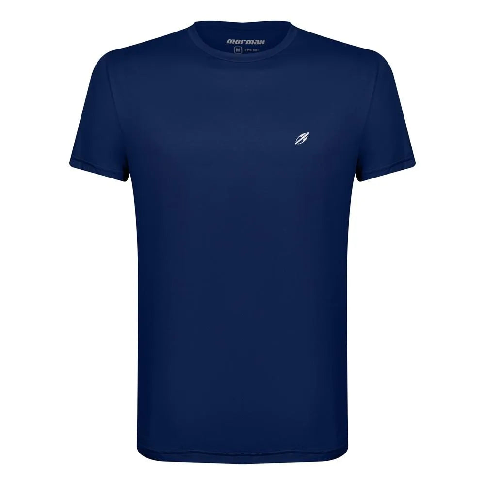 CAMISETA MASCULINA MANGA CURTA BASICA BEACH SPORTS MORMAII 2790 AZUL MARINHO