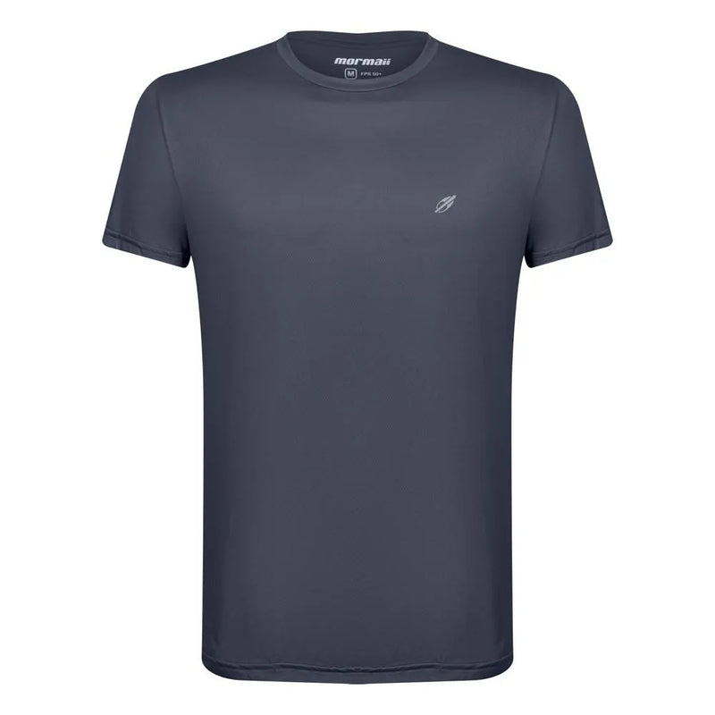 CAMISETA MASCULINA MANGA CURTA BASICA BEACH SPORTS MORMAII 2790 CINZA CHUMBO