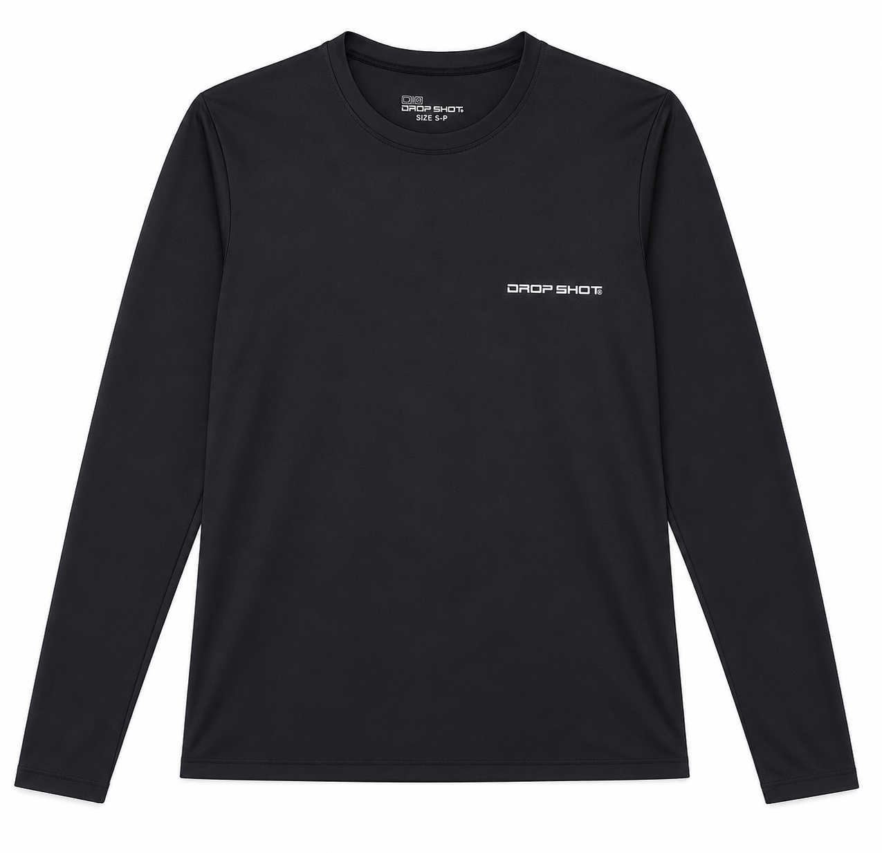 CAMISETA TERMICA MASCULINA MANGA LONGA DROP SHOT - PRETA P