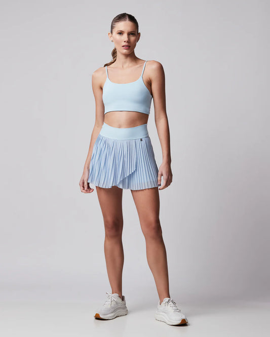 Saia Hook Plissada em Tuli