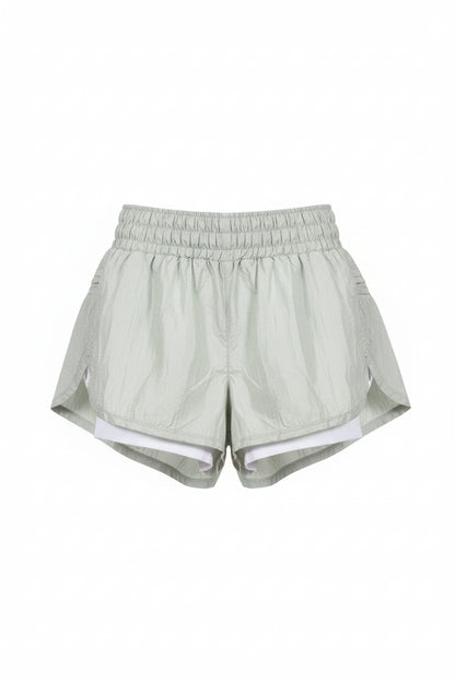 Short Hook Tipo Saia - Verde Claro