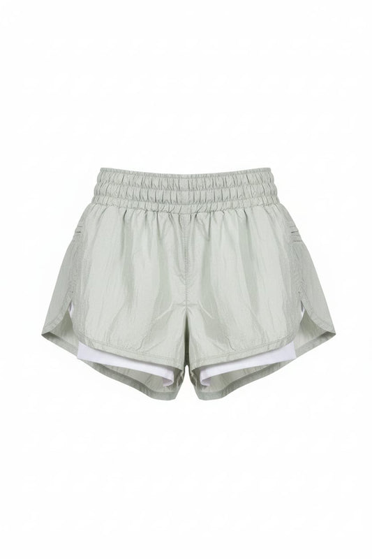 Short Hook Tipo Saia - Verde Claro