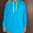 Blusao Moletinho - Azul Turqueza