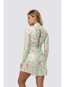 Jaqueta DROP SHOT GRETA - Verde/Rosa