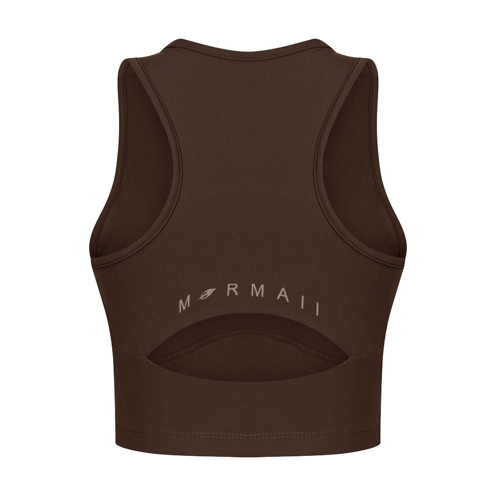 TOP CROPPED FEMININO BEACH SPORTS MORMAII 2900 CAFE