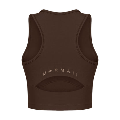 TOP CROPPED FEMININO BEACH SPORTS MORMAII 2900 CAFE
