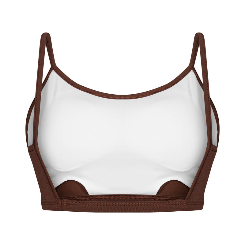 TOP ALCA FINA BEACH SPORTS MORMAII 2524B CAFE