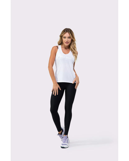 Regata feminina DROP SHOT SILVER 1.0 - Branco