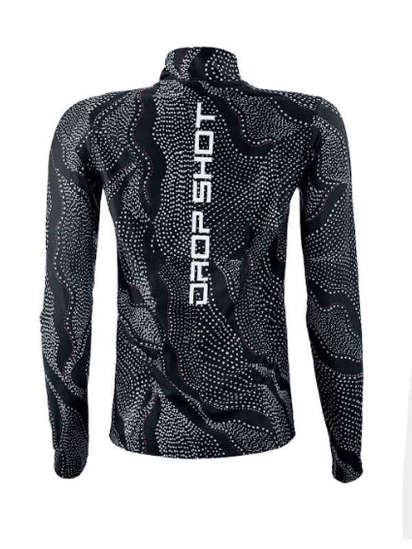 Jaqueta DROP SHOT GRETA - Preto/Coral