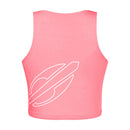 TOP FEMININO DUPLA FACE BEACH MORMAII 2941 ROSA/BRANCO
