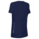 CAMISETA FEMININA MANGA CURTA DECOTE V BEACH SPORTS MORMAII 2733 AZUL MARINHO
