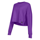 BLUSAO MOLETOM CROPPED BEACH TENNIS VITORIA MARCHEZINI MORMAII 2025 ROXO