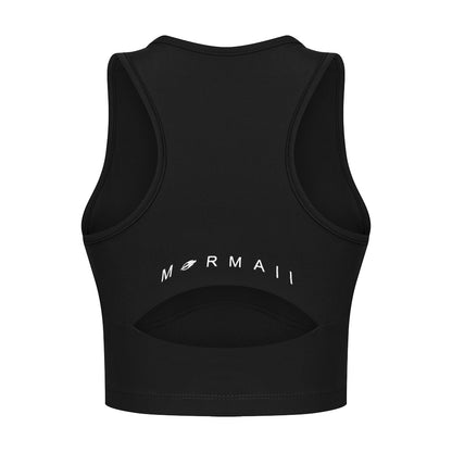 TOP CROPPED FEMININO BEACH SPORTS MORMAII 2900 PRETO