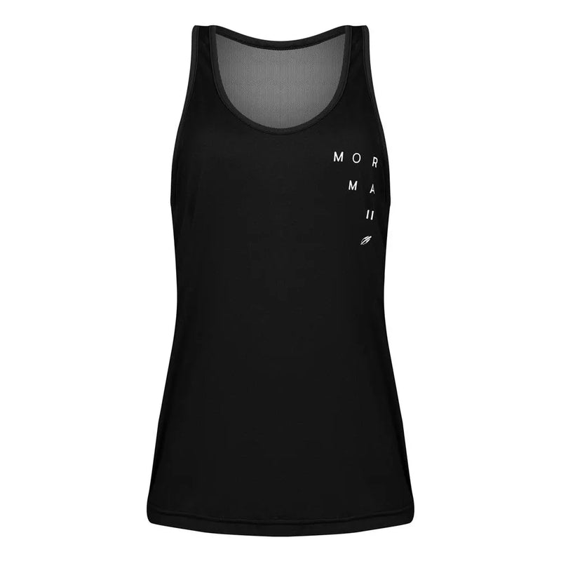 REGATA FEMININA NADADOR COM TELA BEACH SPORTS MORMAII 2773 PRETO