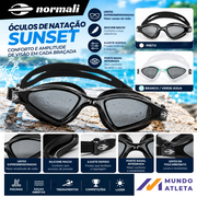 Óculos de Natação Mormaii Sunset Silicone Ajustável