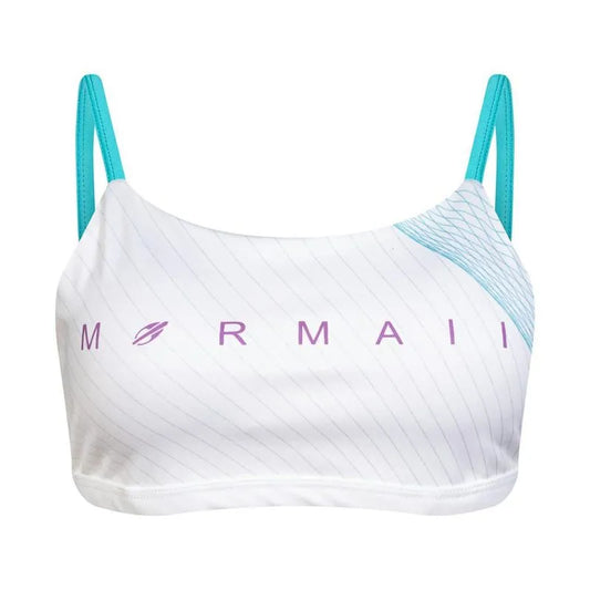 TOP LINHA VITORIA MARCHEZINI BEACH TENNIS MORMAI 2025 BRANCO