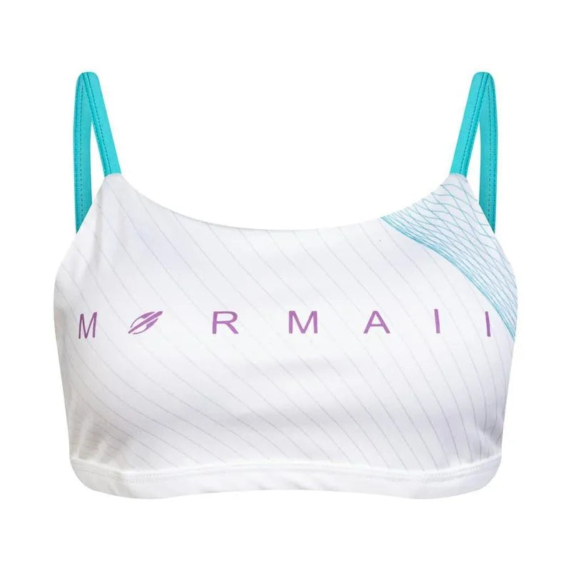 TOP LINHA VITORIA MARCHEZINI BEACH TENNIS MORMAI 2025 BRANCO