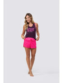 Short duplo DROP SHOT ENJOY 1.0 - Rosa Neon