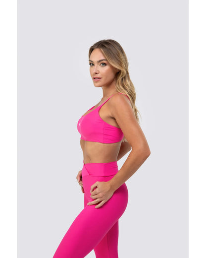 Top alcinha DROP SHOT BASIC - Rosa Neon