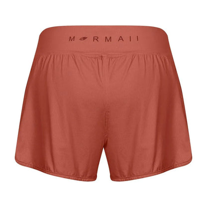 SHORTS DUPLO FEMININO BEACH SPORTS MORMAII 2778B TERRACOTA