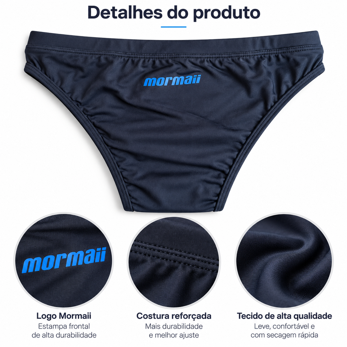 CALCINHA SUNKINI ABSORVENTE MENSTRUAL MORMAII