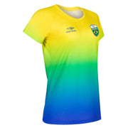 CAMISETA MANGA CURTA FEMININA DEGRADE TIME BRASIL MORMAII 076S