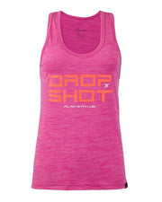 Regata feminina DROP SHOT ENJOY 3.0 - Rosa Neon