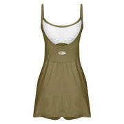 VESTIDO MACAQUINHO VITORIA MARCHEZINI 2025 VERDE MILITAR