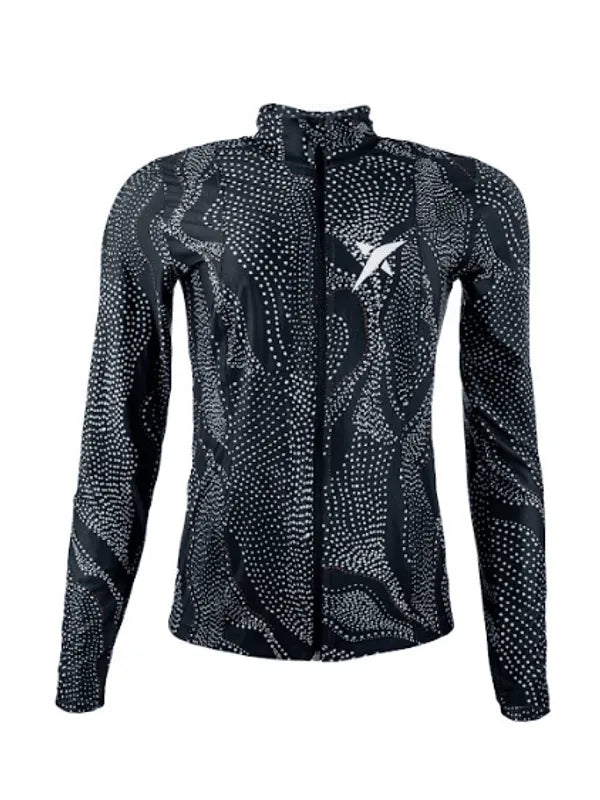Jaqueta DROP SHOT GRETA - Preto/Coral