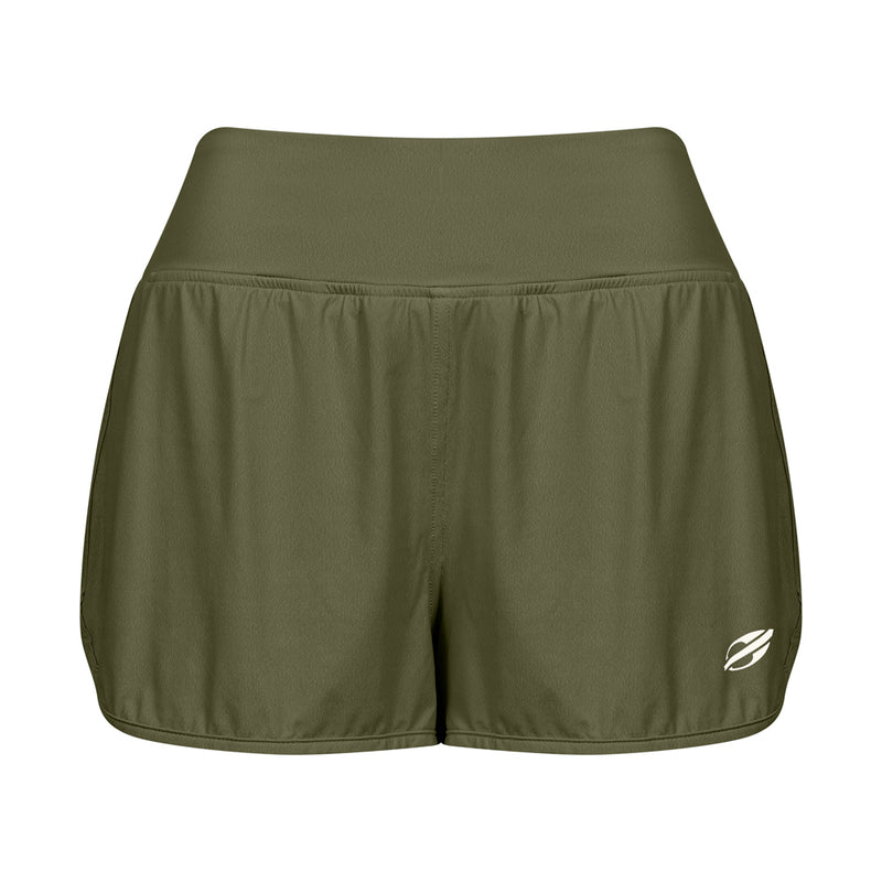 SHORTS DUPLO FEMININO BEACH SPORTS MORMAII 2778B Verde Militar