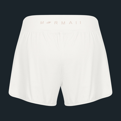 SHORTS DUPLO FEMININO BEACH SPORTS MORMAII 2778B OFF WHITE