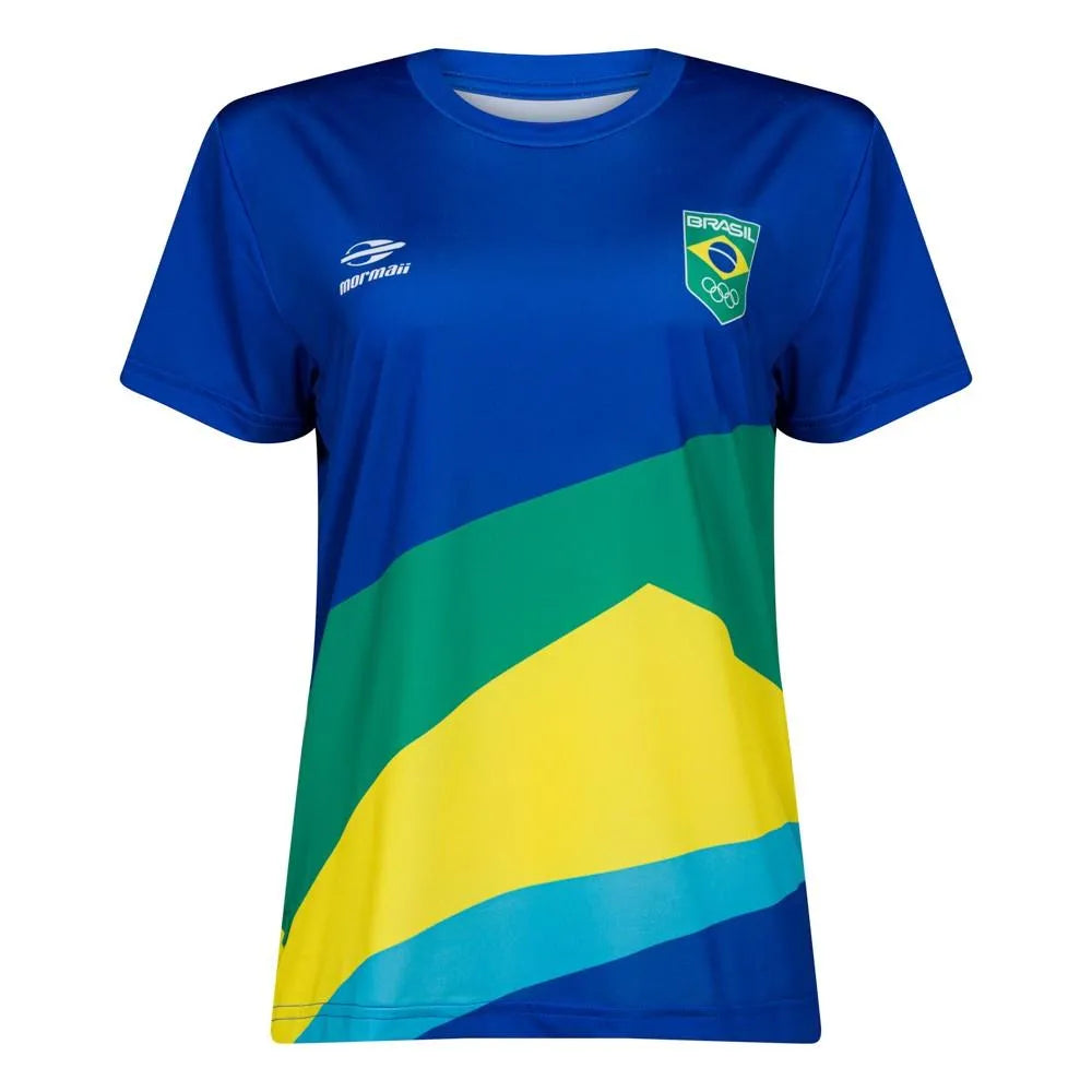 CAMISETA MANGA CURTA FEMININA PODIUM TIME BRASIL MORMAII