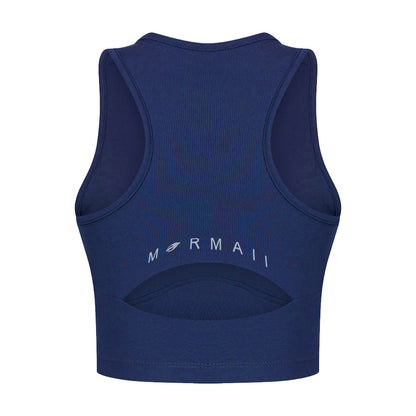 TOP CROPPED FEMININO BEACH SPORTS MORMAII 2900 AZUL MARINHO
